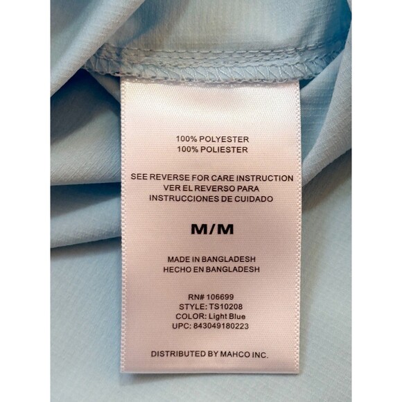 REALTREE FISHING Men's Short Sleeve Button Down Fishing Shirt Blue Medium - Picture 5 of 6